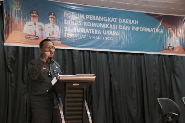 Kepala Dinas Kominfo Buka Forum Perangkat Daerah se-Sumut *Dorong Penguatan Koordinasi Seluruh Kabupaten/Kota